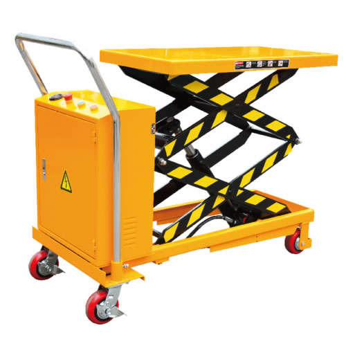 冠航牌進(jìn)口液壓泵雙剪式電動/液壓升降平臺車